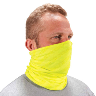Ergodyne Seamless Knit Fabric Head Covering, One Size Fits Most - Blue