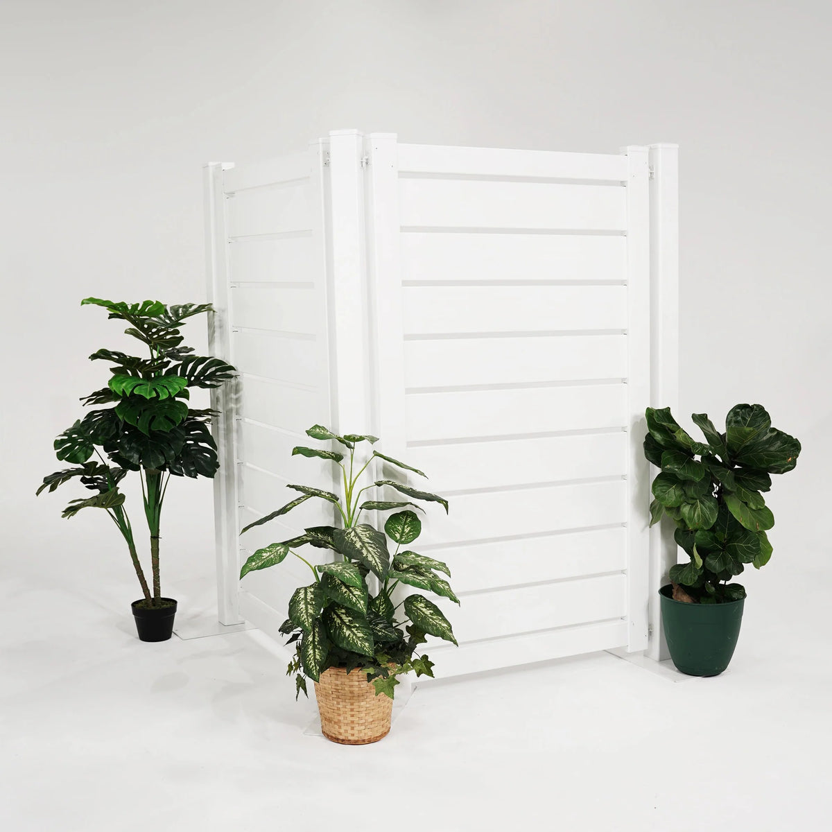 Mod-Fence Privacy Panel, 2" x 43", White - photo 2