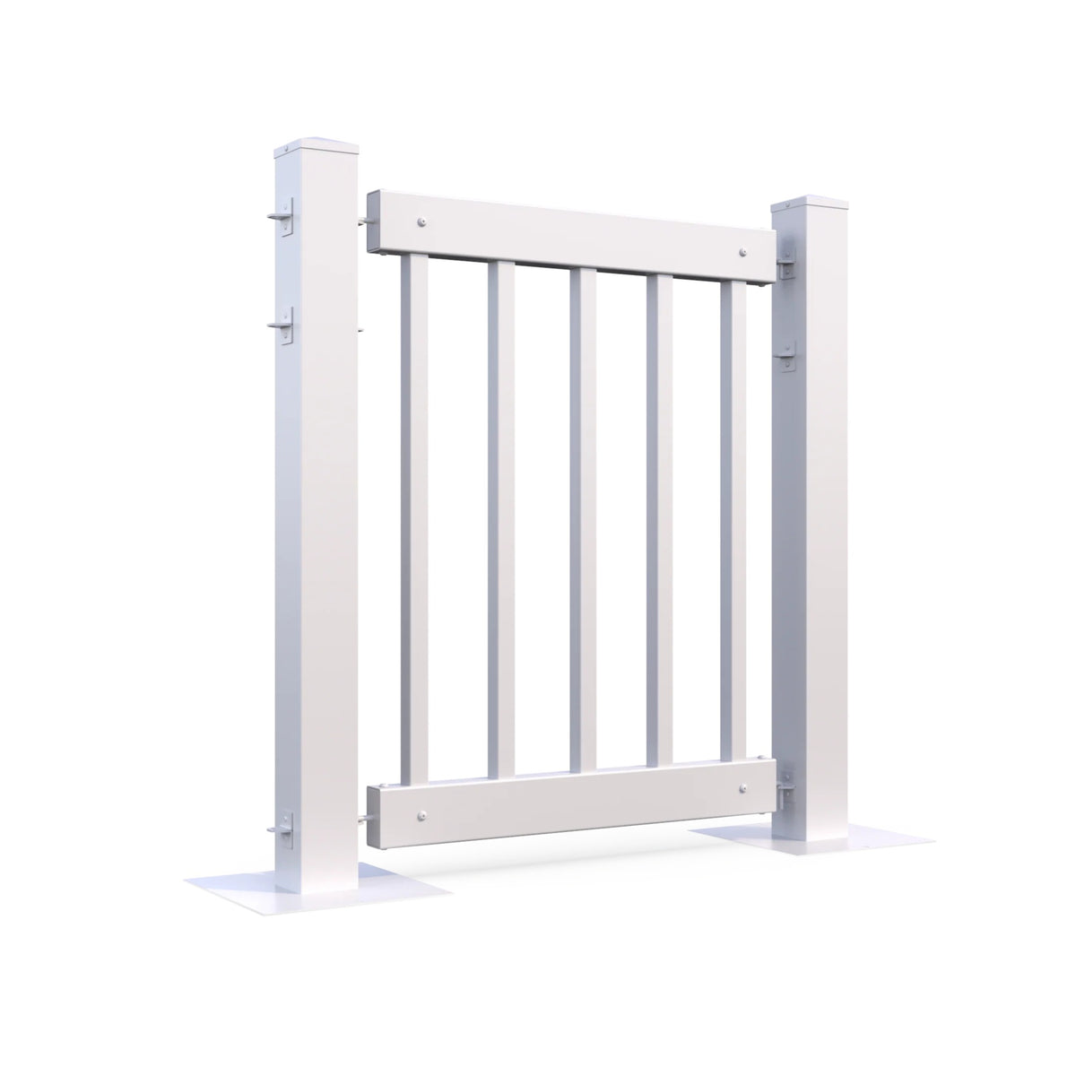 Mod-Fence MT3FT Panel, 1 3/4" x 34", White - photo 3