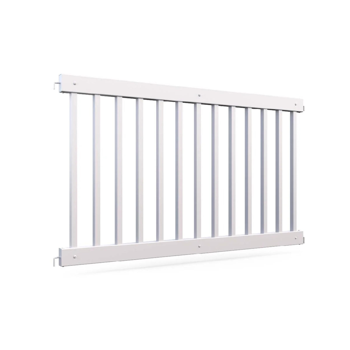 Mod-Fence Panel, 1 3/4" x 68", White - 38"