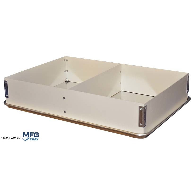 MFG Tray Fiberglass Divided Lengthwise, Full Size - 5"
