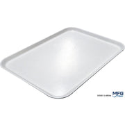MFG Tray Fiberglass Cafeteria Tray, 16" x 22", 12/Pack - Yellow