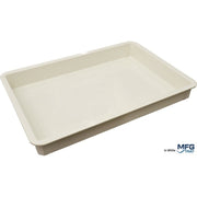 MFG Tray Fiberglass Dough Box, White - 6.5 gal.