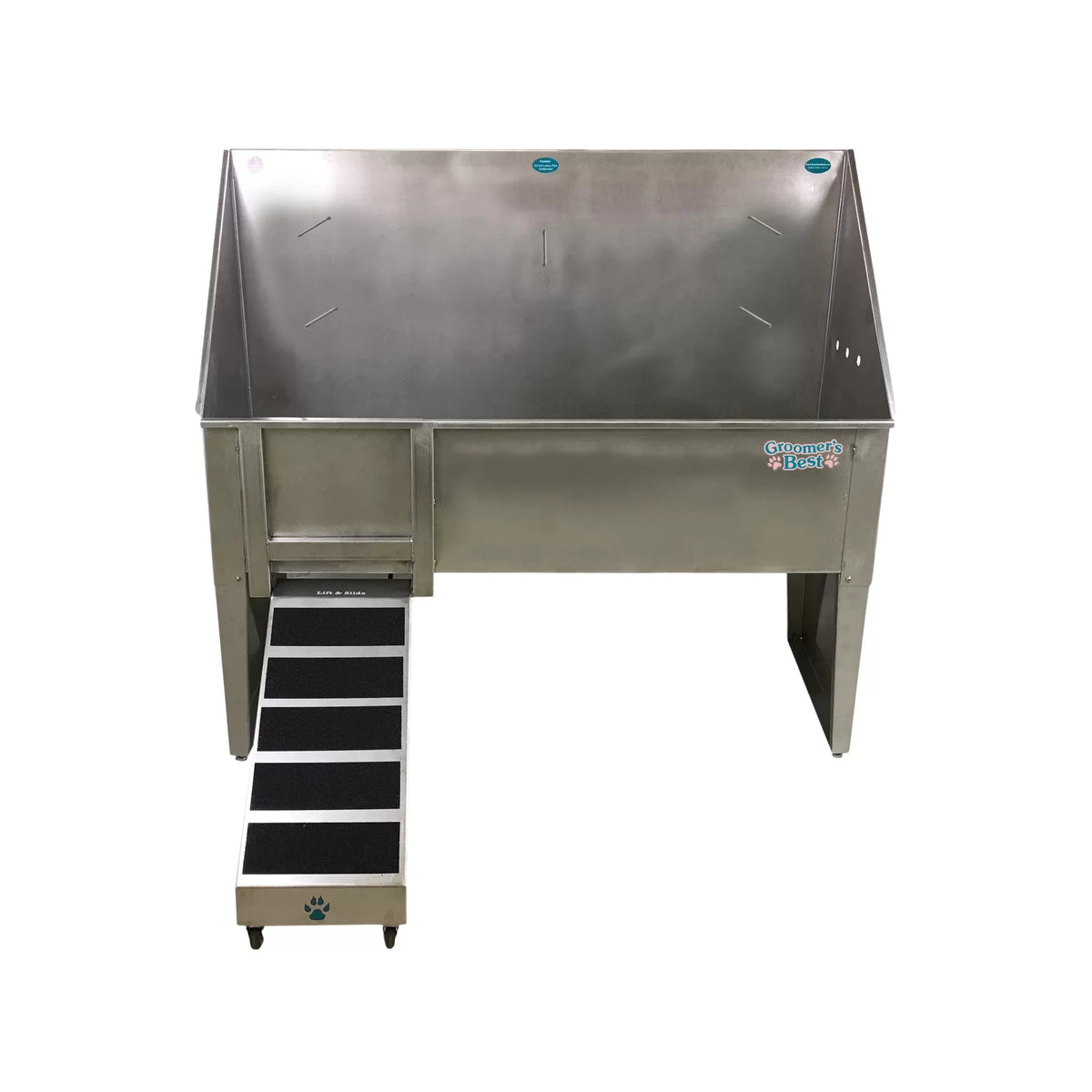 Groomer's Best, Inc. Stainless Steel Bathing Tub, Silver