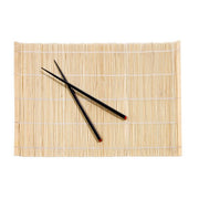 Town 34253 Bamboo Placemat, 12" x 18", Brown, 4/Set - Default Title