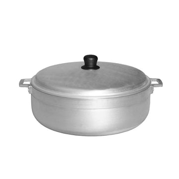 Town 34311 Cast Aluminum Pot, 11.33 qt., Silver - Default Title