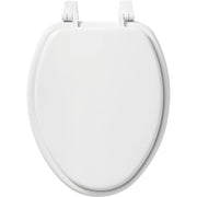 Bemis 400TTA 000 Enameled Wood Toilet Seat Lid, 14 1/2" Wide, White - photo 2