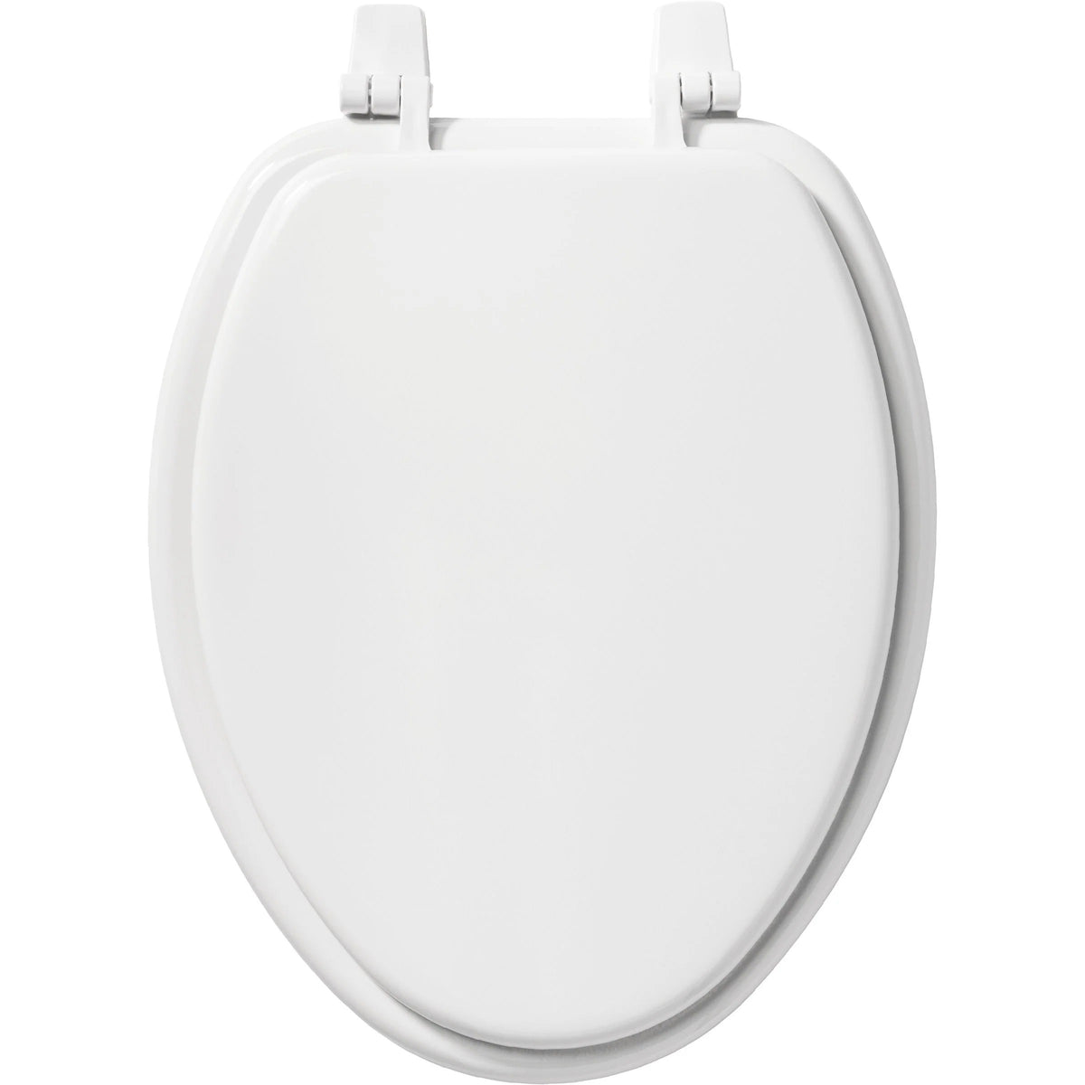 Bemis 400TTA 000 Enameled Wood Toilet Seat Lid, 14 1/2" Wide, White - photo 2