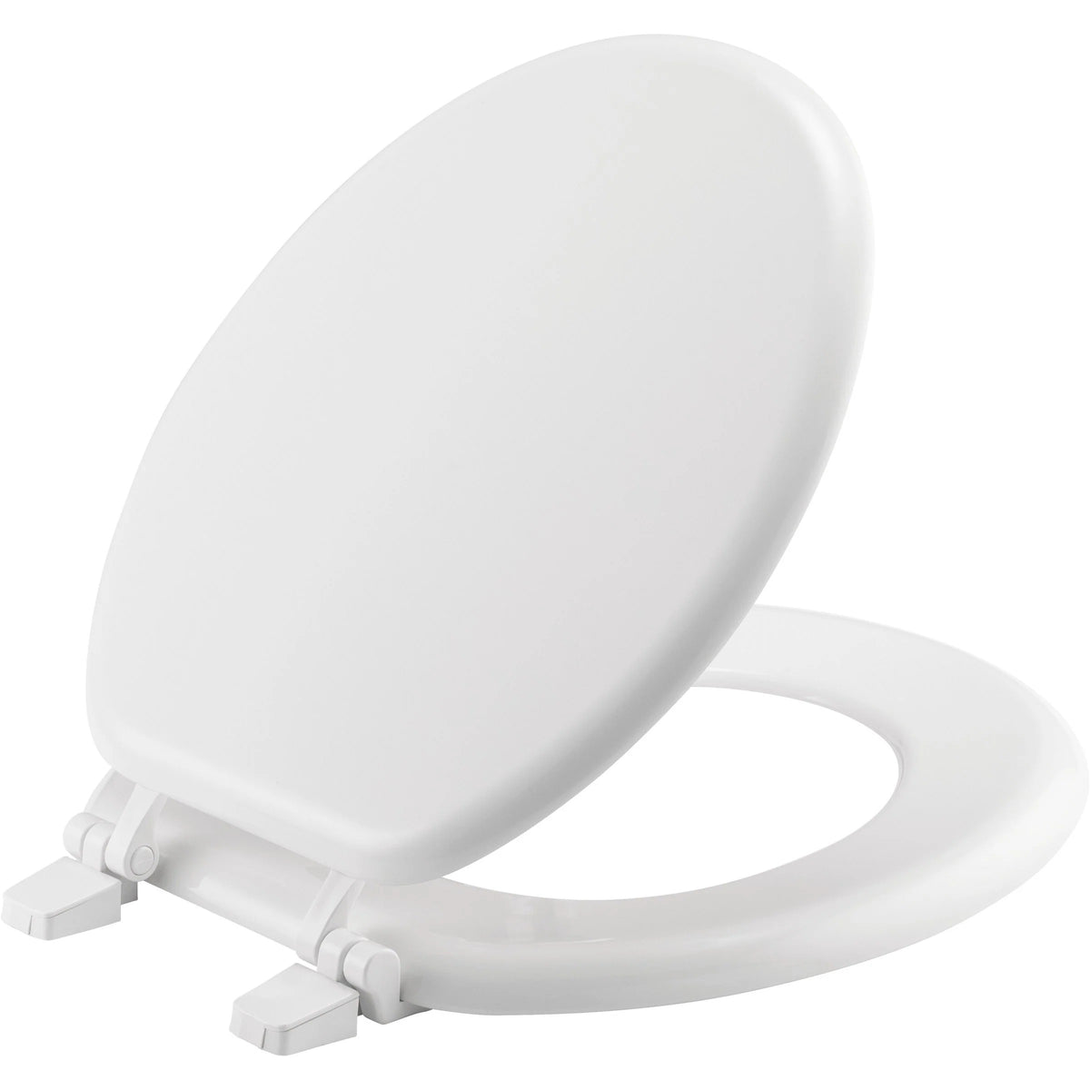 Bemis 400TTA 000 Enameled Wood Toilet Seat Lid, 14 1/2" Wide, White - photo 3