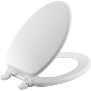 Bemis 400TTA 000 Enameled Wood Toilet Seat Lid, 14 1/2" Wide, White - Default Title