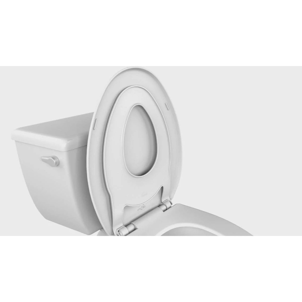 Bemis 881SLOW Plastic Toilet Seat, 14 3/8" Wide, White - photo 6