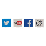 United Visual Products, Inc. Tab Set, 4 Pieces, Assorted - 3" 3"