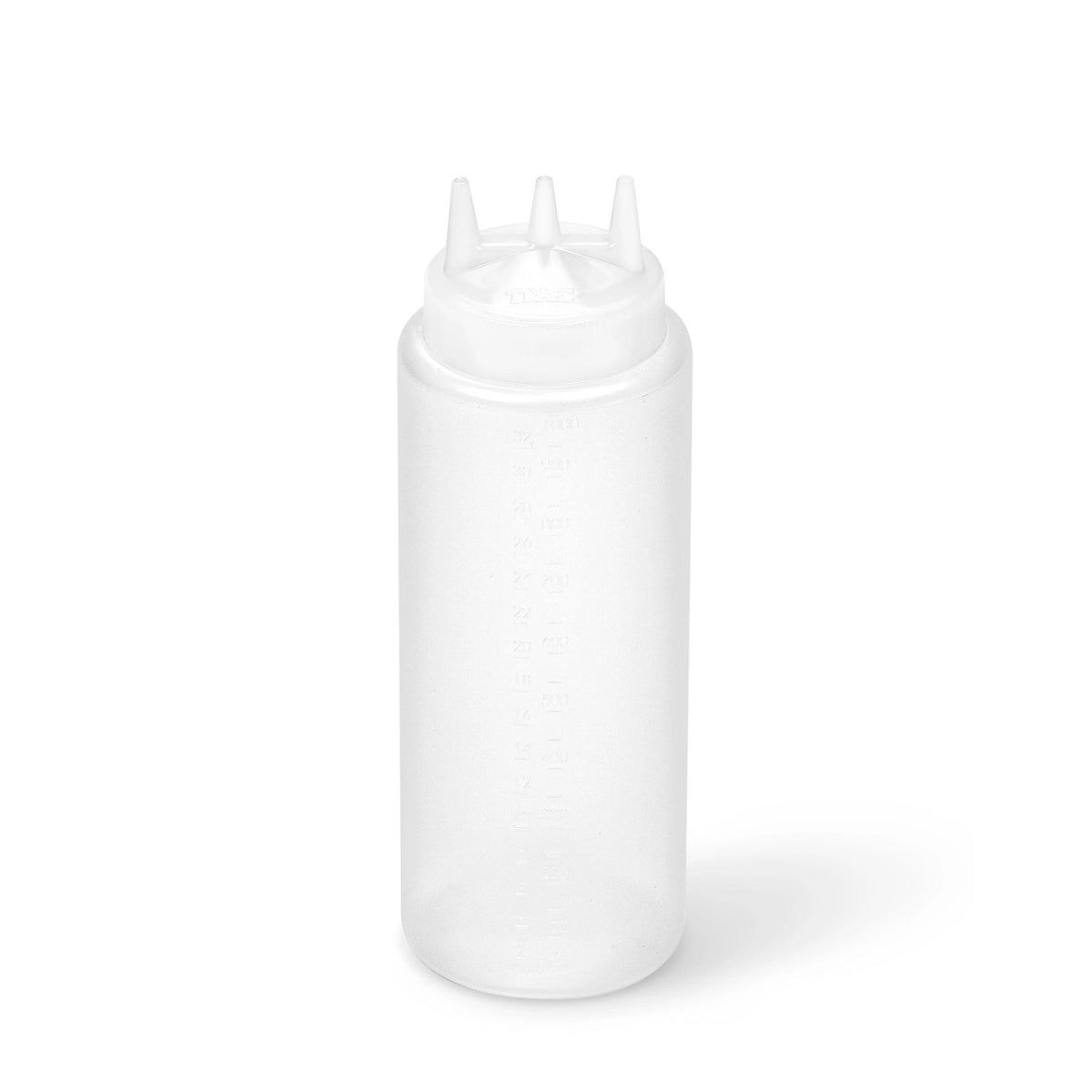 Vollrath 3332 Traex Color-Mate Polyethylene Squeeze Bottle, 32 oz. - Clear