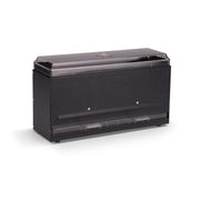Vollrath Metal Unwrapped Straw Dispenser, 250 Straws, Black - 12 1/2"