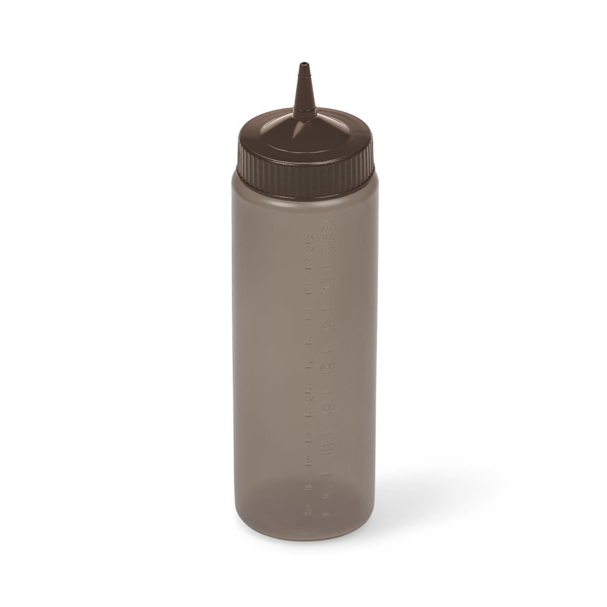 Vollrath Traex Color-Mate Polyethylene Squeeze Bottle, 24 oz. - Brown / 1/Each