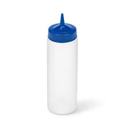 Vollrath Traex Color-Mate Polyethylene Squeeze Bottle, 24 oz. - Clear / 1/Each