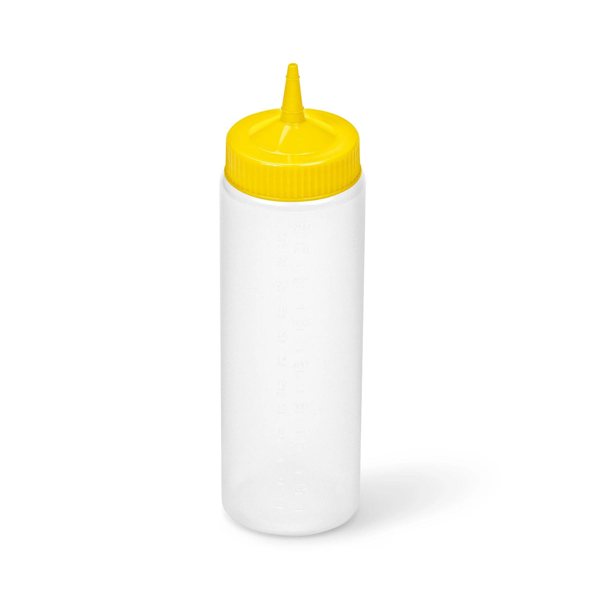 Vollrath Traex Color-Mate Polyethylene Squeeze Bottle, 24 oz. - Clear Yellow / 1/Each