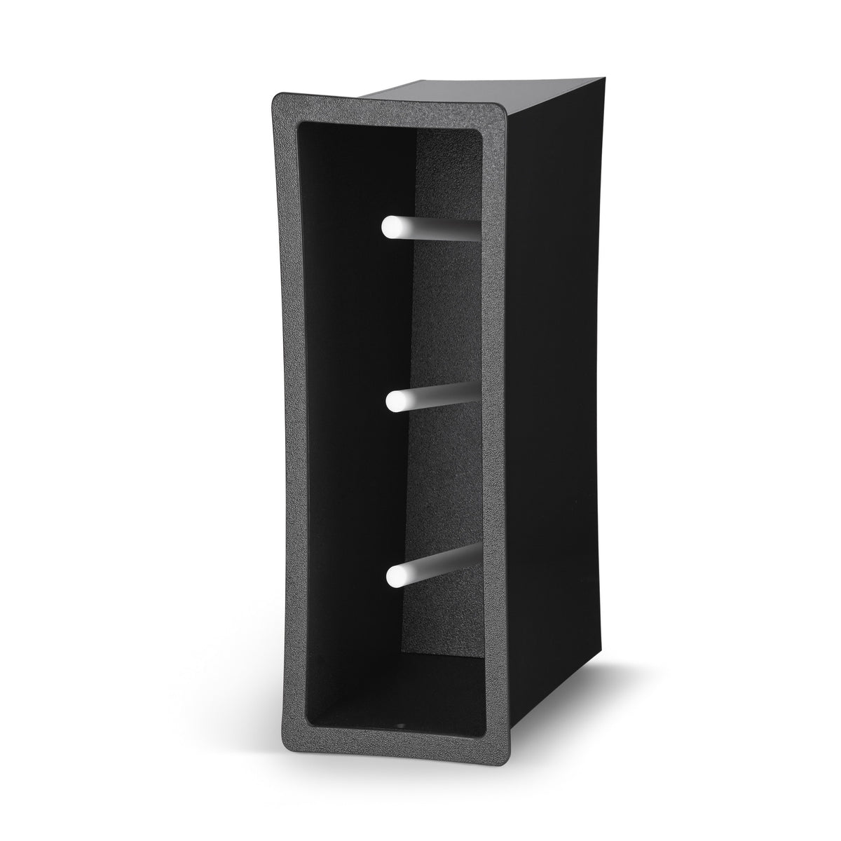 Vollrath FMDL Plastic Lid Holder, Black - 6 3/4"