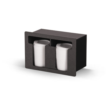 Vollrath FML Plastic Lid Holder, 7 1/4" High, Black - 11"