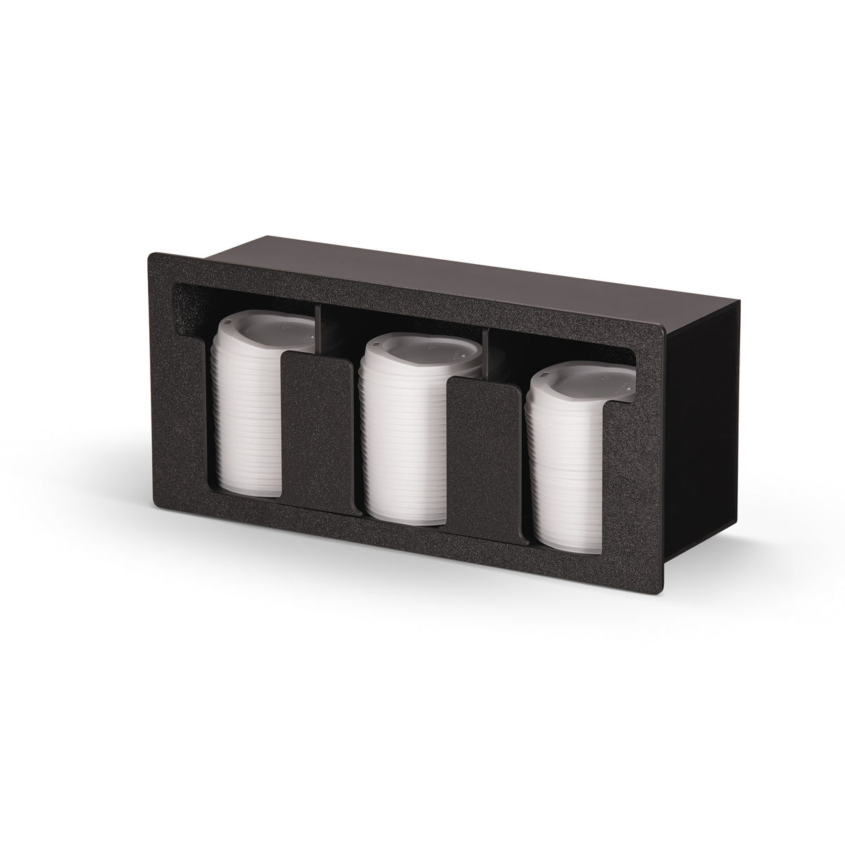 Vollrath FML Plastic Lid Holder, 7 1/4" High, Black - 16"
