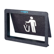 Vollrath Plastic Door, 7 1/2" High, Black - 13 1/4"