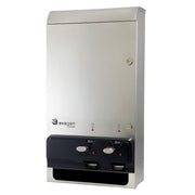 Hospeco Brands Group EV1SS Evogen Stainless Steel Dispenser, 14 Napkins 22 Tampons, Silver - Single