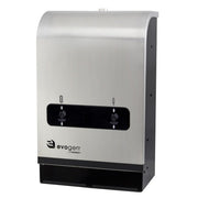 Hospeco Brands Group EVNT4 Evogen Stainless Steel Dispenser, 13 Tampons 9 Napkins - Black Silver