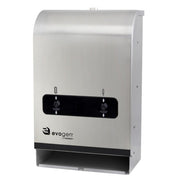 Hospeco Brands Group EVNT4 Evogen Stainless Steel Dispenser, 13 Tampons 9 Napkins - Silver