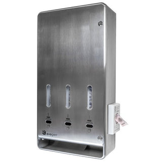 Hospeco Brands Group EVNT6-SS Evogen Stainless Steel Dispenser, 36 Napkins 50 Tampons, Silver - Default Title