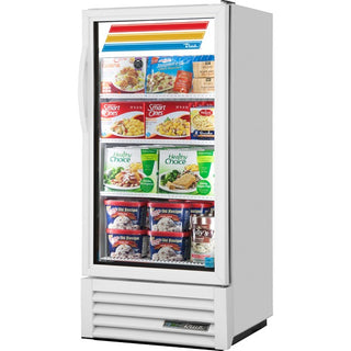 True Refrigeration GDM-10F-HC~TSL01 BLK Glass Door Merchandiser Freezer, 8.48 cu. ft., 115V - Default Title