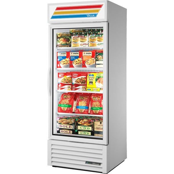 True Refrigeration GDM-26F-HC~TSL01 Glass Door Merchandiser Freezer, 23.5 cu. ft., 115V - Black