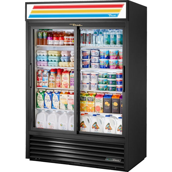 True Refrigeration GDM Glass Door Merchandiser, 78 5/8" High, 115V - 44.2 cu. ft.