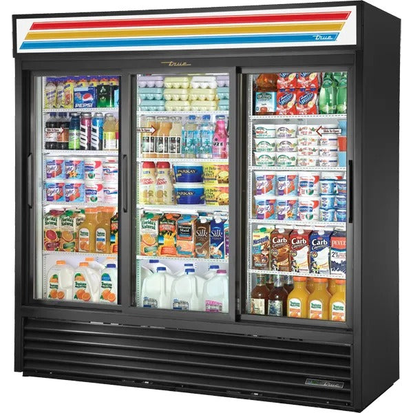 True Refrigeration GDM Glass Door Merchandiser, 78 5/8" High, 115V - 65.5 cu. ft.