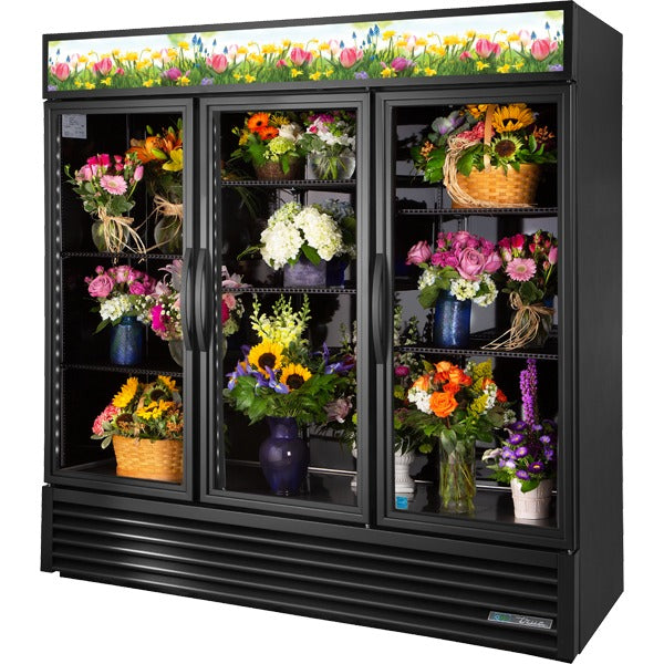True Refrigeration GDM-72FC-HC~TSL01 Door Floral Case, 65.8 cu. ft., 115V - White