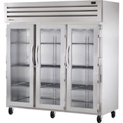 True Refrigeration STA3R Reach-In Refrigerator, 77 3/4" Wide, 115V - STA3R-3G Glass