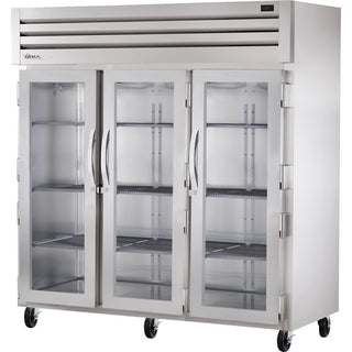 True Refrigeration STA3R Reach-In Refrigerator, 77 3/4" Wide, 115V - STA3R-3G Glass