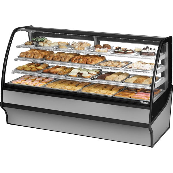 True Refrigeration TDM-DC-77-GE/GE Bakery Case, 32.8 cu. ft., 115V - Stainless Steel