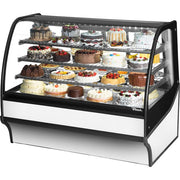 True Refrigeration TDM-R-59-GE/GE Refrigerated Bakery Case, 32.8 cu. ft., 115V - Stainless Steel