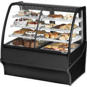 True Refrigeration TDM-DZ-48-GE/GE Refrigerated Bakery Case, 32.8 cu. ft., 115V - TDM-DZ-48-GE/GE-B-W