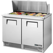 True Refrigeration TFP-48-18M Sandwich Prep Table, 17.7 cu. ft., 115V - 33 1/2" x 46 1/2" / 2 Doors