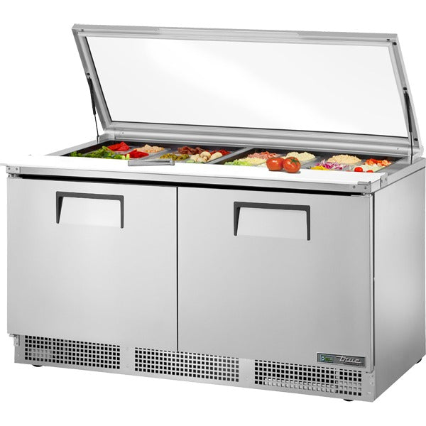 True Refrigeration TFP-64-24M Sandwich Prep Table, 24 cu. ft., 115V - 34 1/2" x 38" / 2 Doors