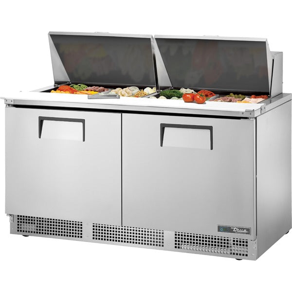 True Refrigeration TFP-64-24M Sandwich Prep Table, 24 cu. ft., 115V - 33 1/2" x 46 1/2" / 2 Doors