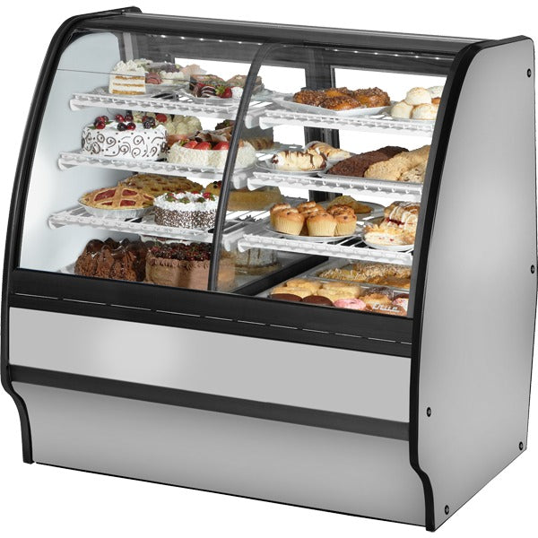 True Refrigeration TGM-DZ-48-SC/SC Refrigerated Bakery Case, 8.6 cu. ft., 115V - Stainless Steel White