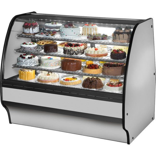 True Refrigeration TGM-R-59-SC/SC Refrigerated Bakery Case, 21.7 cu. ft., 115V - Stainless Steel Stainless Steel