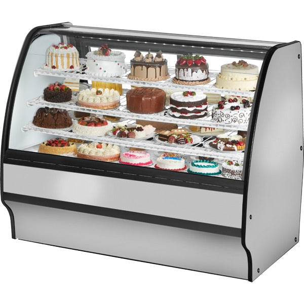 True Refrigeration TGM-R-59-SC/SC Refrigerated Bakery Case, 21.7 cu. ft., 115V - Stainless Steel White