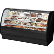 True Refrigeration TGM-R-77-SC/SC Refrigerated Bakery Case, 28.5 cu. ft., 115V - Black White