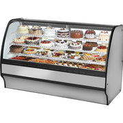 True Refrigeration TGM-R-77-SC/SC Refrigerated Bakery Case, 28.5 cu. ft., 115V - Stainless Steel White