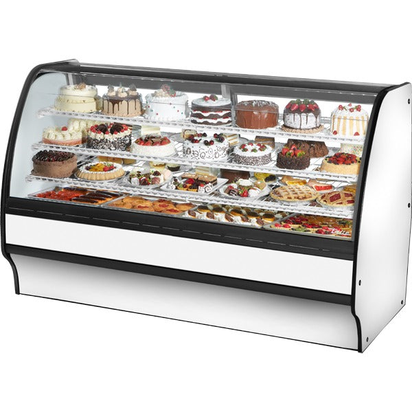 True Refrigeration TGM-R-77-SC/SC Refrigerated Bakery Case, 28.5 cu. ft., 115V - White White