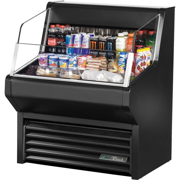 True Refrigeration THAC Air Curtain Merchandiser, 43 3/8" High, 115V - 8.8 cu. ft.