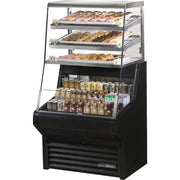 True Refrigeration THAC-36DG-HC-LD BLK Air Curtain Merchandiser, 8.8 cu. ft., 115V - Default Title